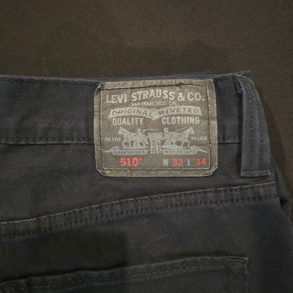 Levis 510 Super Skinny, Black 32x34 - Picture 5 of 6